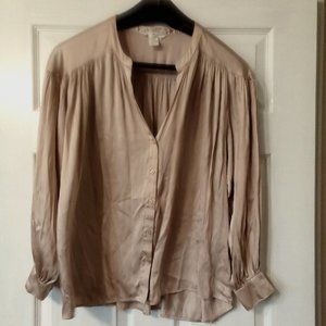 H& M Champagne Blouse Size 8